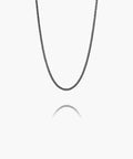Curb Chain Necklace Black