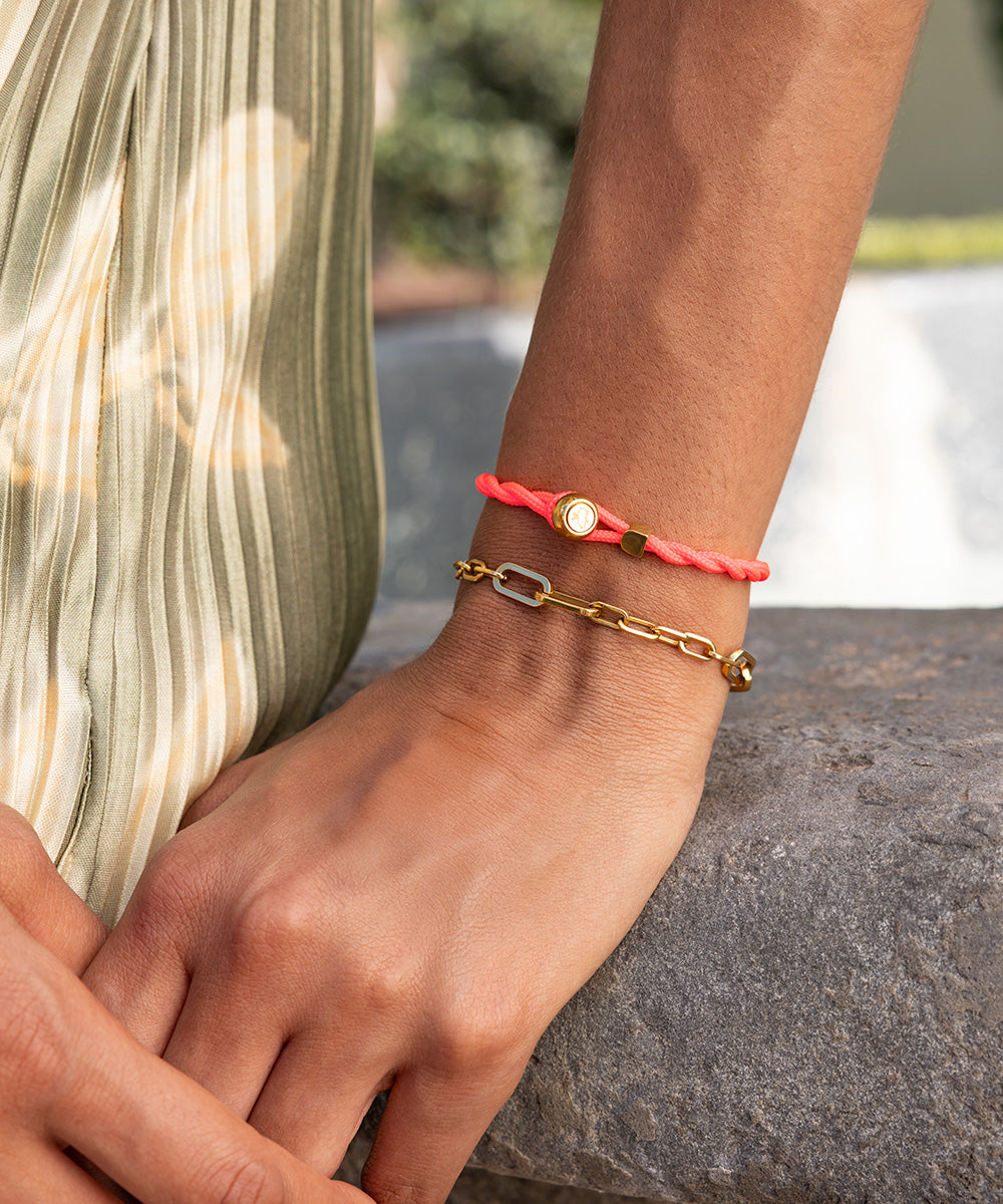 Ed Neon Pink & Julie Gold