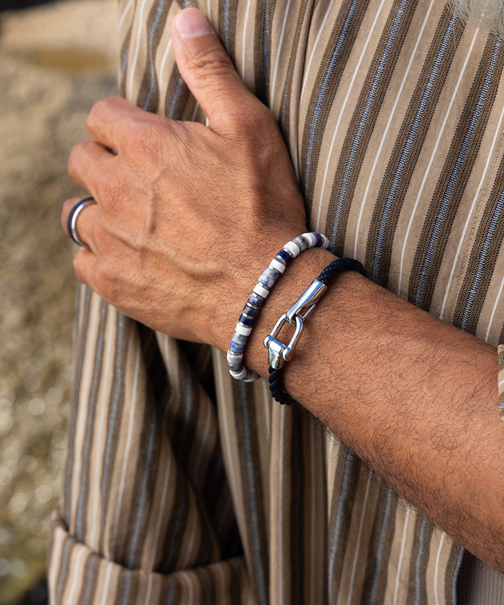 Lobster Larry Navy | Silver