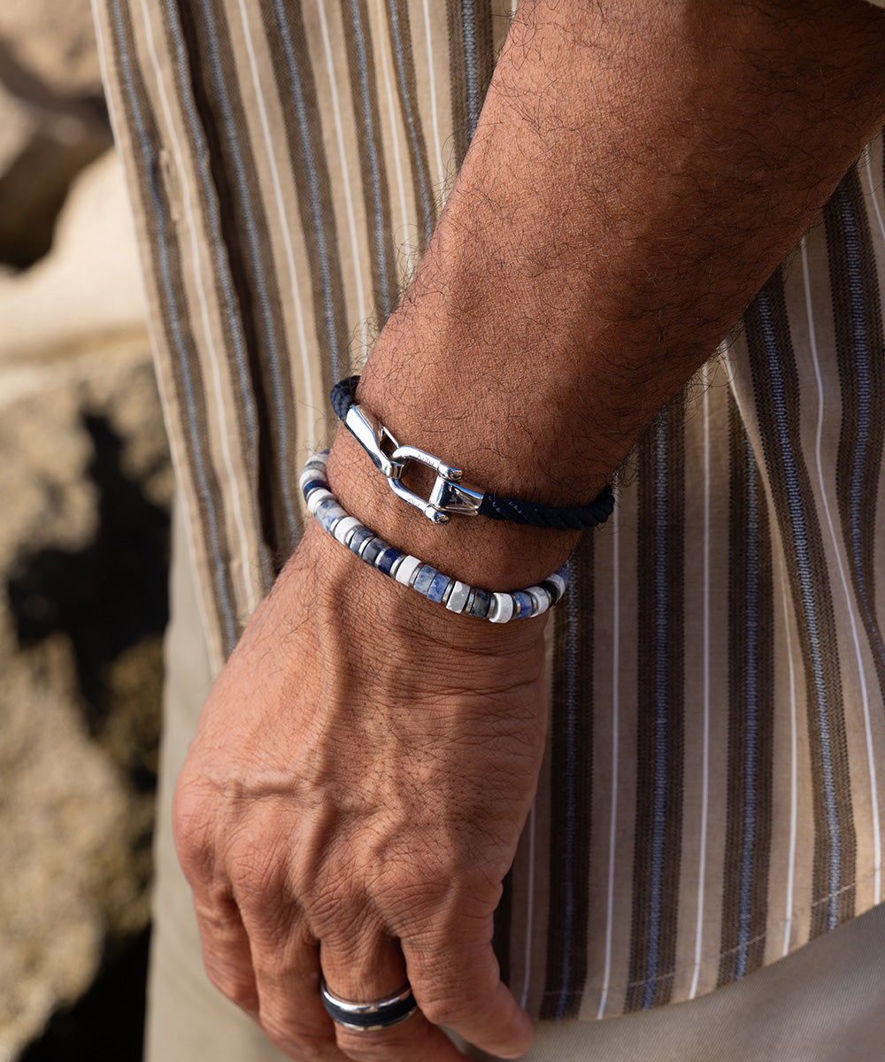 Lobster Larry Navy | Silver