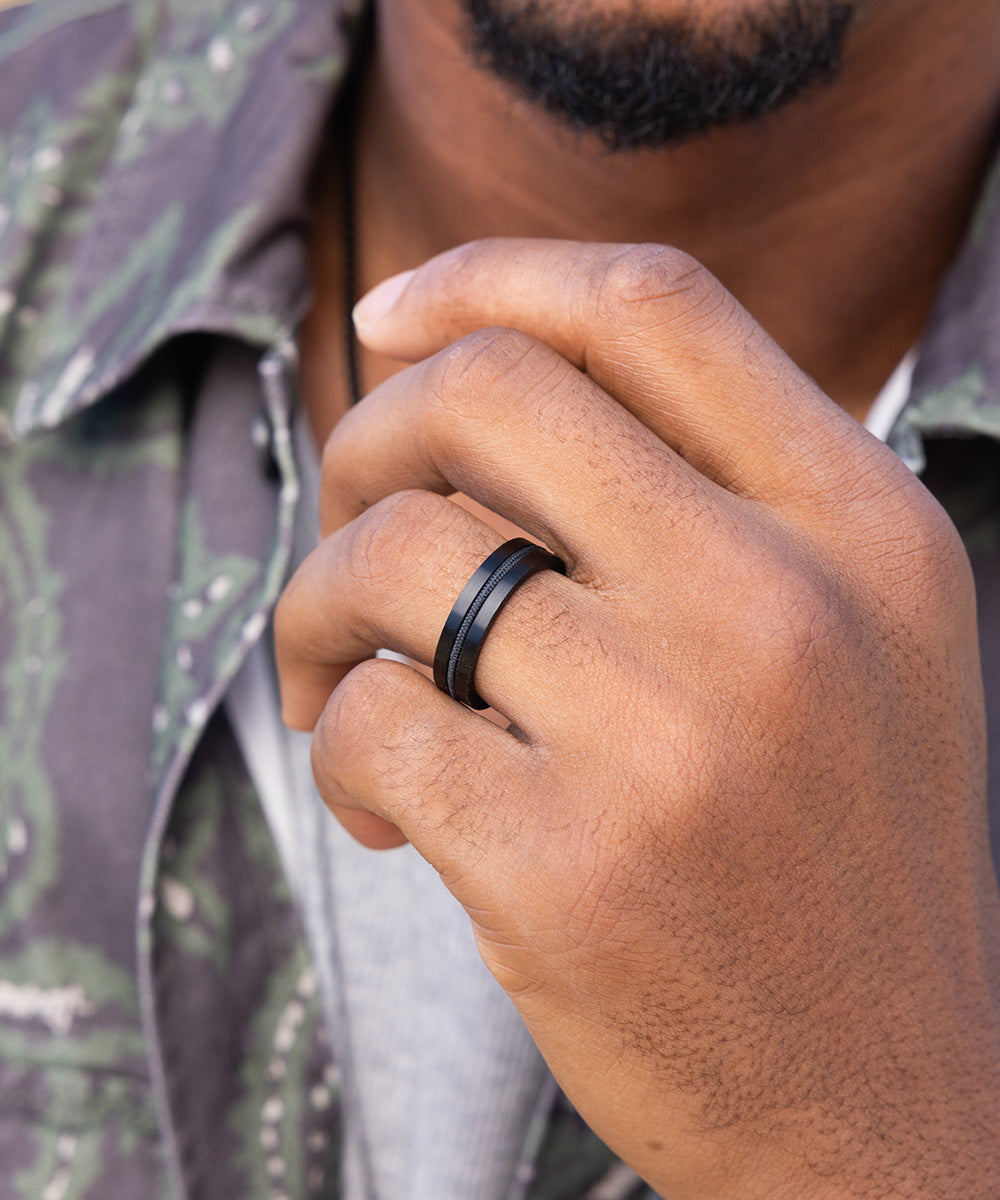 Navarch 6mm Ring Black  | Black