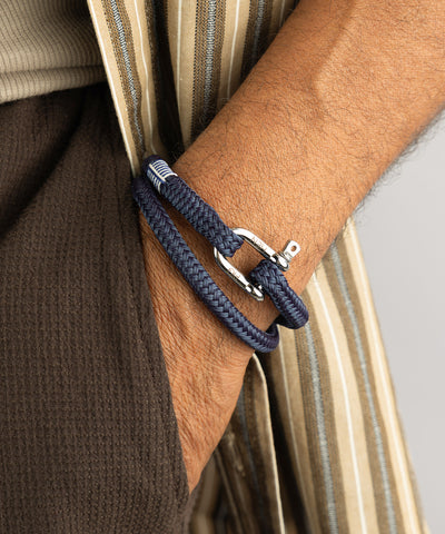 Salty Steve Navy | Silver