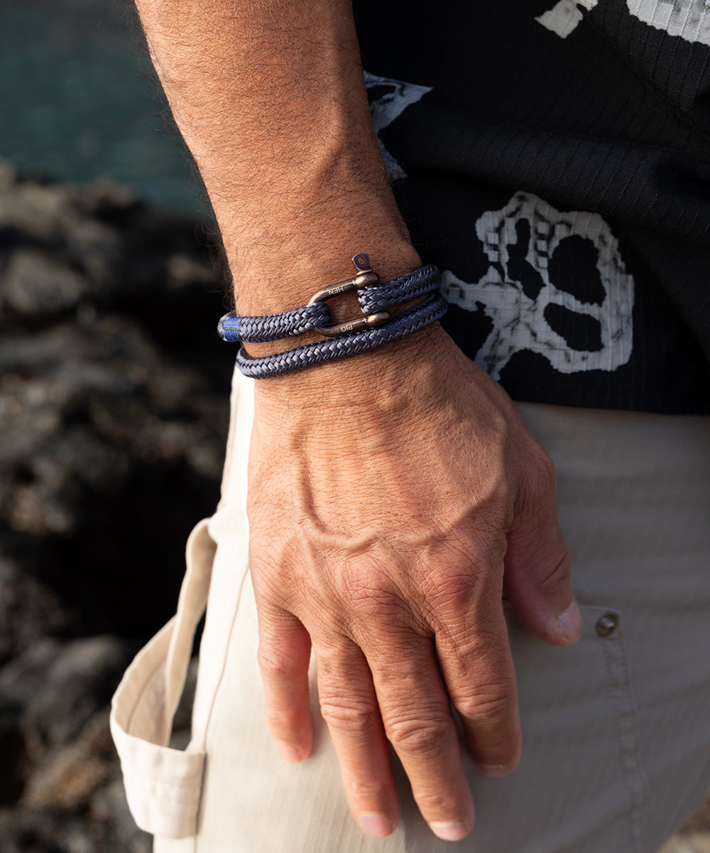 Salty Steve Slate Gray | Bronze
