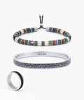 Striato & Brontide 6mm Turin & Wrap Ring Set