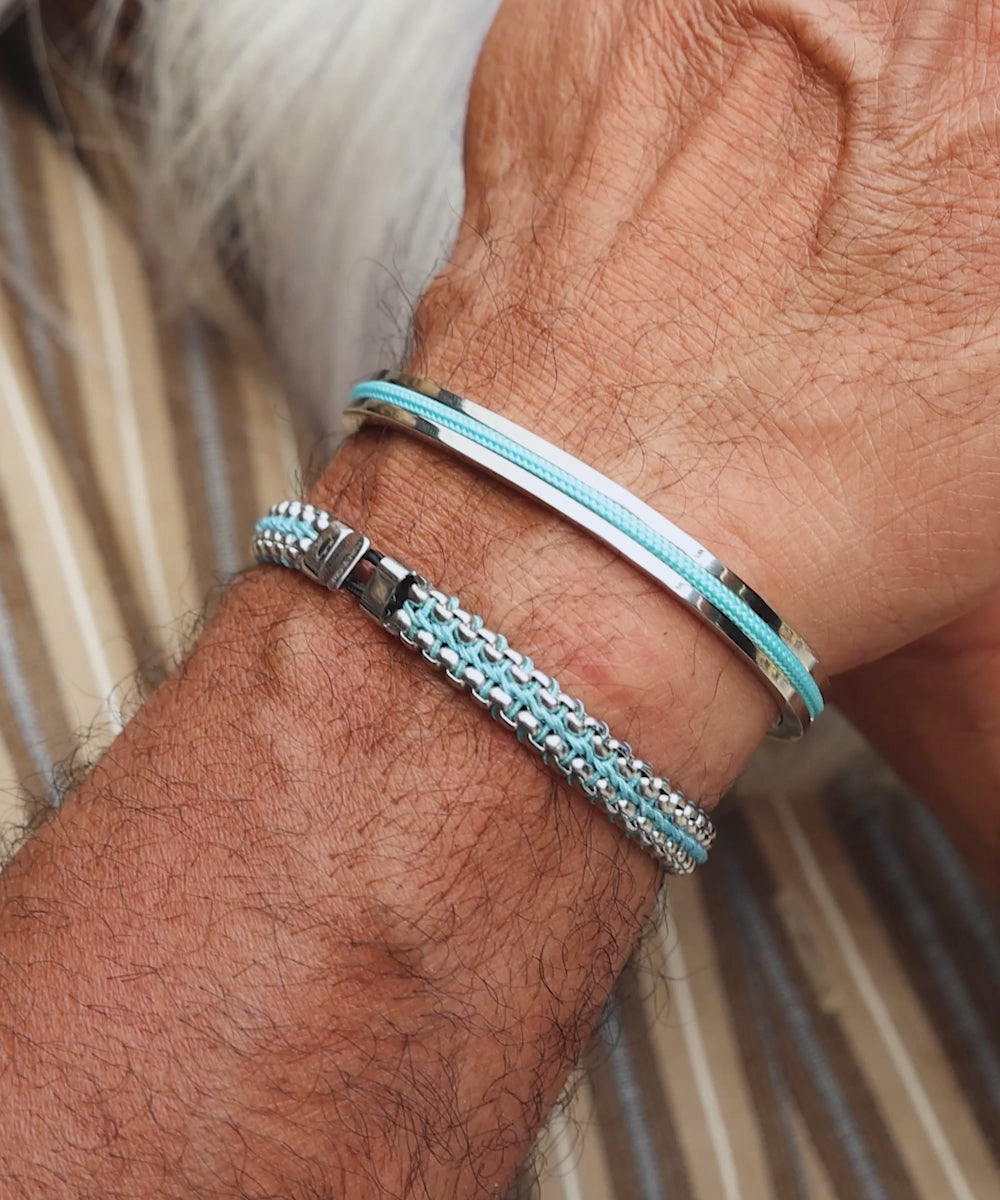 Catena Venetian 7mm Summer Blue | Silver